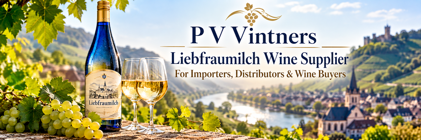 P V Vintners Liebfraumilch Wine Supplier for Importers, Distributors and Wine Buyers